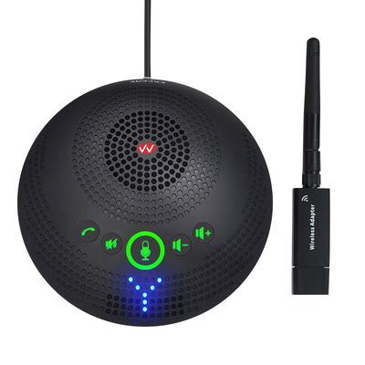 Microfono di conferenza professionale SQ-M13W 2.4G Microfono omnidirezionale wireless, 360 gradi, audio ad alta definizione e riduzione del rumore