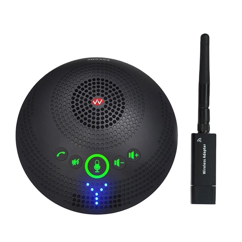 Microfono di conferenza professionale SQ-M13W 2.4G Microfono omnidirezionale wireless, 360 gradi, audio ad alta definizione e riduzione del rumore